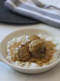 Swedish Meatballs over Rice